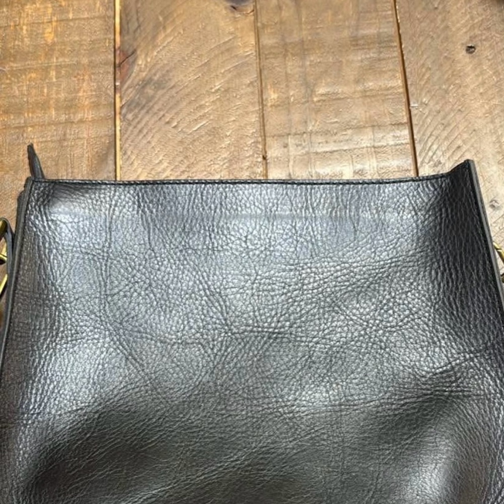 Madewell Black Leather Crossbody Bag